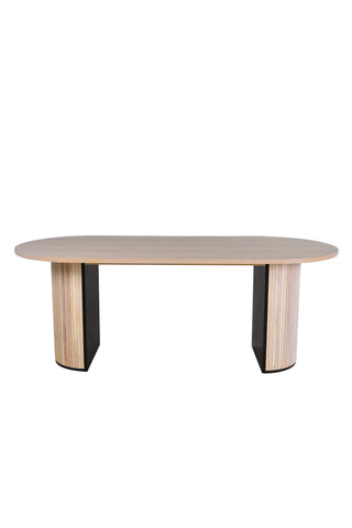 Bianca Ovalt Matbord - White Wash / White Wash Faner