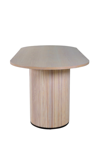 Bianca Ovalt Matbord - White Wash / White Wash Faner
