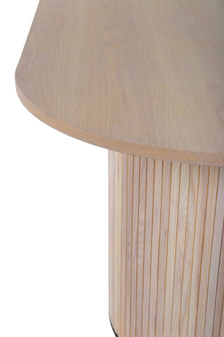 Bianca Ovalt Matbord - White Wash / White Wash Faner