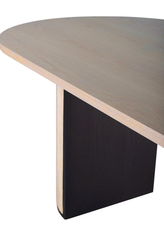 Bianca Ovalt Matbord - White Wash / White Wash Faner