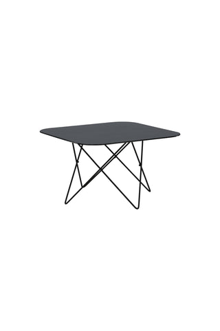 Tristar Soffbord - Svart / Svart glasmarmor