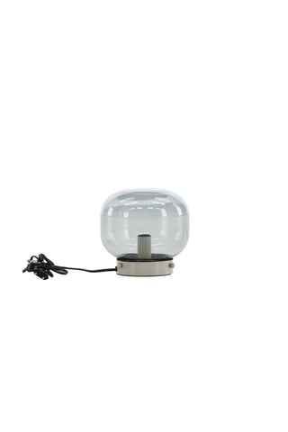Bollonelie -Bordslampa - Beige/Svart smokey Glas