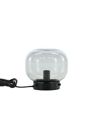 Bollonelie -Bordslampa - Svart/Svart smokey Glas
