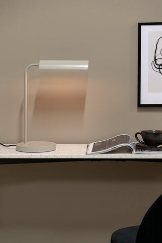 Munspel -Bordslampa - Beige/Beige