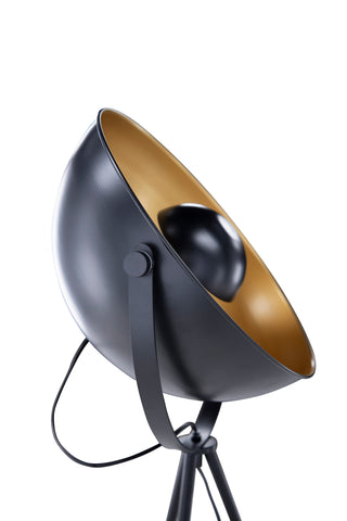 Sök -Golvlampa - Svart/Svart / Mässing