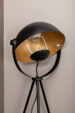Sök -Bordslampa - Svart/Svart / Mässing