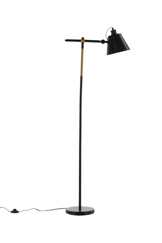 Skott -Golvlampa - Svart/Svart