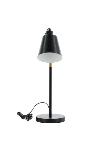 skott -Bordslampa - Svart/Svart