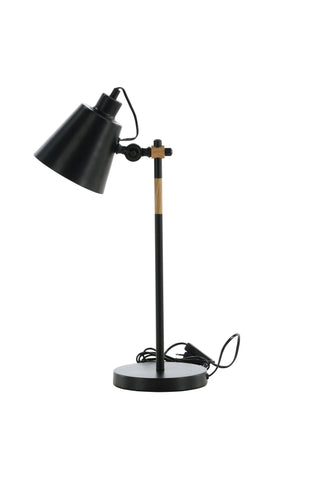 skott -Bordslampa - Svart/Svart