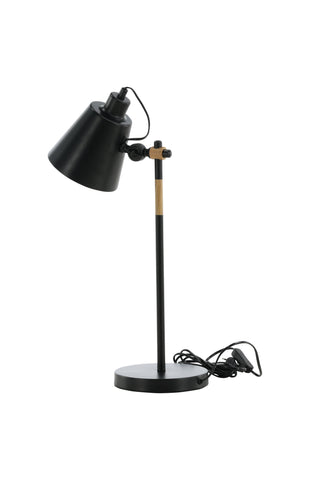 skott -Bordslampa - Svart/Svart