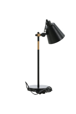 skott -Bordslampa - Svart/Svart