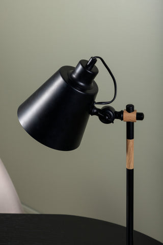 skott -Bordslampa - Svart/Svart