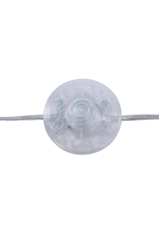 Dennis -Golvlampa - Vit / Trä/Beige Linne