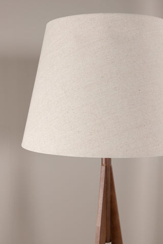 Kona -Golvlampa - Espresso/Linne