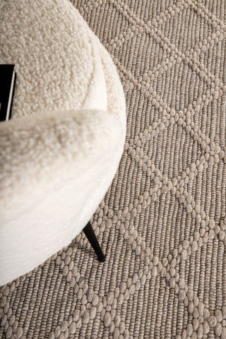 Molnig ullmatta - 200*300- Beige
