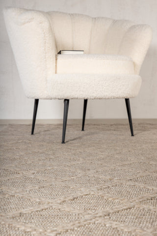 Molnig ullmatta - 160*230- Beige