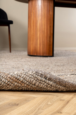 Loump Wool Matta - 200*300- Grå/beige