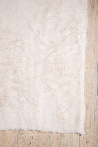 Nina Polyestermatta - 200*300- Vit