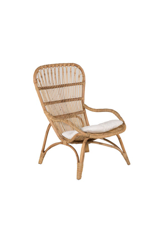 Ella Lounge Chair - rotting / Offwhite Kudde. inkl. Osmansk