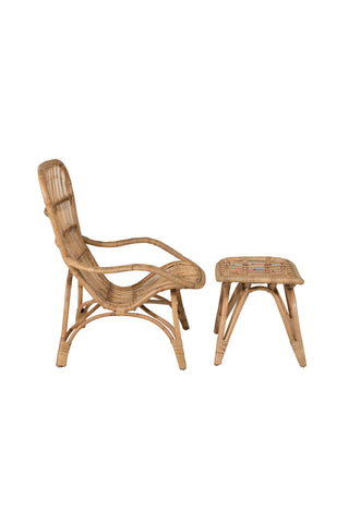 Ella Lounge Chair - rotting / Offwhite Kudde. inkl. Osmansk