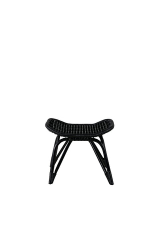 Ella Lounge Chair - SVART rotting / Offwhite Kudde. inkl. Osmansk
