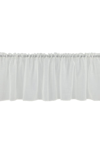 Venture Home Kaya Gardin Polyester/fake linne - Vit - 55*250 - Pelmet
