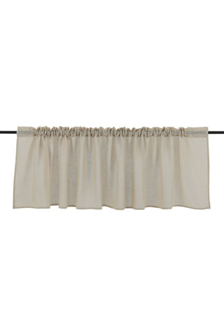Venture Home Kaya Gardin Polyester/fake linne - Beige - 55*250 - Pelmet