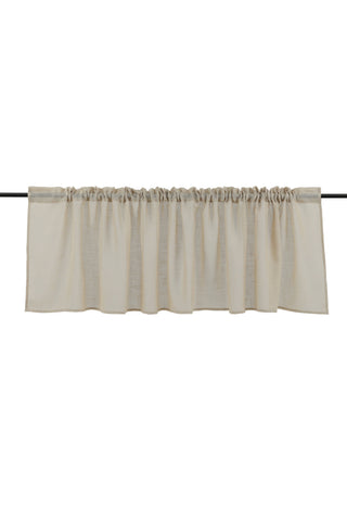 Venture Home Kaya Gardin Polyester/fake linne - Beige - 55*250 - Pelmet