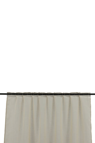 Venture Home Kaya Gardin Polyester/falsk linne - Beige - 140*240 - Multiband