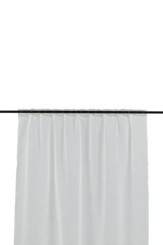 Venture Home Kaya Gardin Polyester/falsk linne - Vit - 140*290 - Multiband
