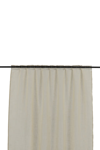Venture Home Kaya Gardin Polyester/falsk linne - Beige - 140*290 - Multiband