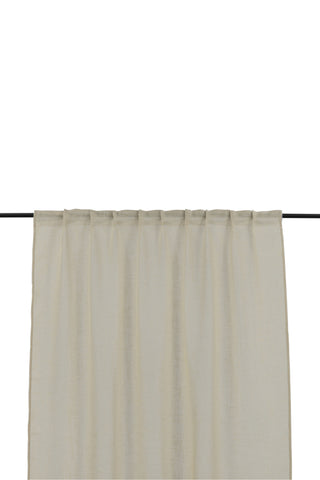 Venture Home Kaya Gardin Polyester/falsk linne - Beige - 140*290 - Multiband
