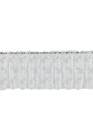 Venture Home Daisy Gardin Polyester/spets - Vit - 55*250 - Pelmet