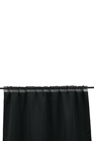 Venture Home Evelyn Gardin Polyester mörkläggning - Svart - 135*240 - Multitejp