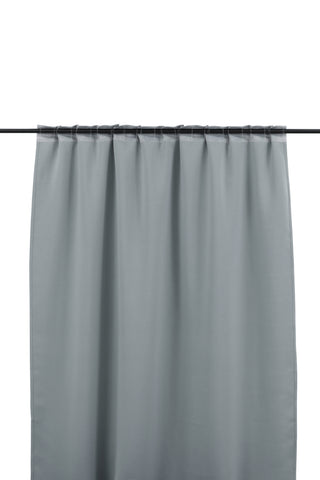 Venture Home Evelyn Curtain Polyester mörkläggning - Ljusgrå - 135*240 - Multitejp