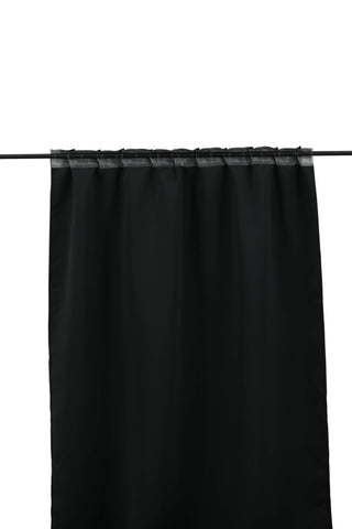Venture Home Evelyn Gardin Polyester mörkläggning - Svart - 135*290 - Multitejp