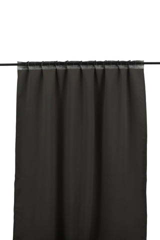 Venture Home Evelyn Gardin Polyester mörkläggning - Mörkgrå - 135*290 - Multitejp