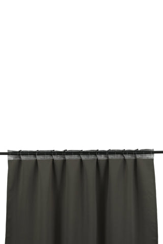 Venture Home Evelyn Gardin Polyester mörkläggning - Mörkgrå - 135*290 - Multitejp