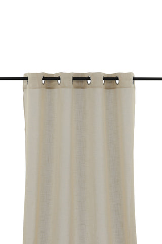 Venture Home Kaya Gardin Polyester/falsk linne - Beige - 140*240 - Öljet