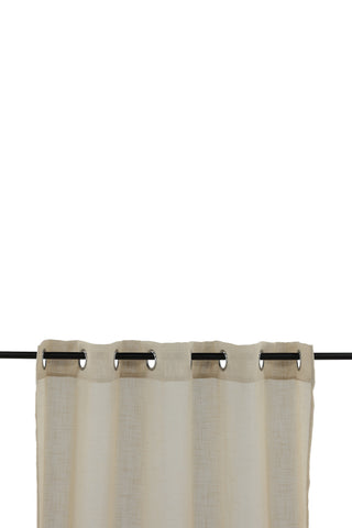 Venture Home Kaya Gardin Polyester/falsk linne - Beige - 140*240 - Öljet