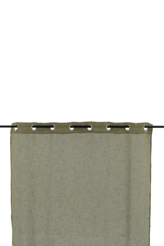 Venture Home Kaya Gardin Polyester/fake linne - Grön - 140*240 - Öljet