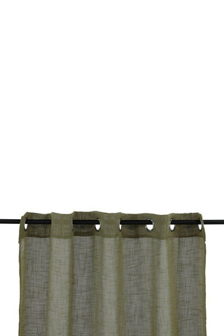 Venture Home Kaya Gardin Polyester/fake linne - Grön - 140*240 - Öljet