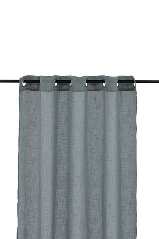 Venture Home Kaya Gardin Polyester/falsk linne - Grå - 140*240 - Öljet