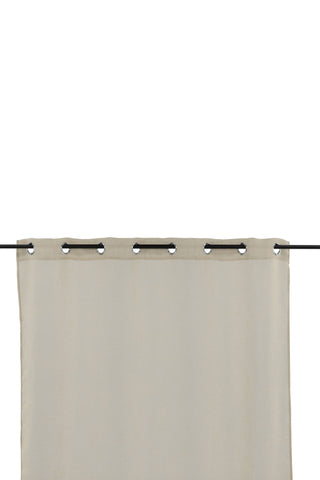 Venture Home Kaya Gardin Polyester/falsk linne - Beige - 140*290 - Öljet