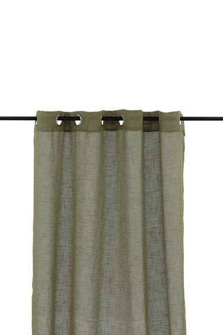 Venture Home Kaya Gardin Polyester/fake linne - Grön - 140*290 - Öljet