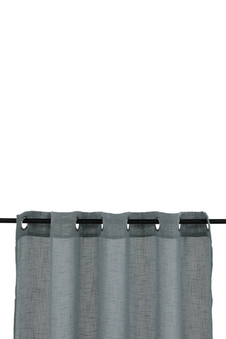 Venture Home Kaya Gardin Polyester/fake linne - Grå - 140*290 - Öljet