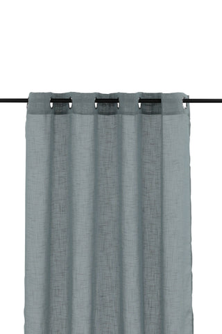 Venture Home Kaya Gardin Polyester/fake linne - Grå - 140*290 - Öljet