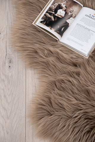 Venture Home Katy Sheepskin Polyester/fake mocka/Akryl - Brun / - 60*90