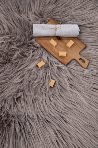 Venture Home Katy Sheepskin Polyester/fake mocka/Akryl - Grå / - 60*90