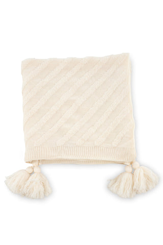 Venture Home Katlyn Throw Acrylic - Vit / - 130*170